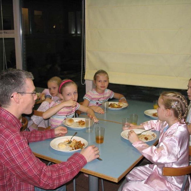 Lasagna hesthúsað þegar við mættum suður á föstudagskvöldið.