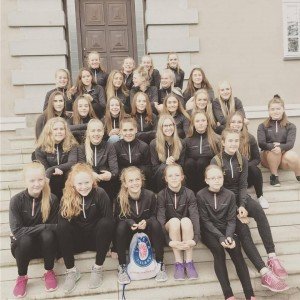 Iðkendahópurinn sem fór til Ollerup