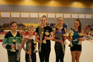 fv. Gunnar, Birgir, Selma, Þórey og Bjarney