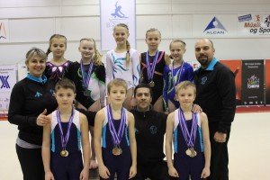 Þrepamót í áhaldafimleikum 1.-5. þrep, úrslit