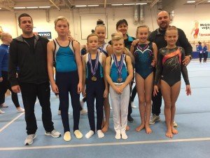 Haustmót I í áhaldafimleikum, 1. - 3. þrep og frjálsar æfingar