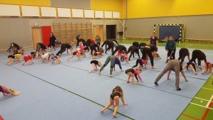 Foreldrar á fullu með krökkunum