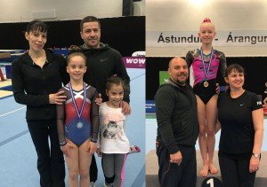 Ragnheiður til vinstri og Martha til hægri